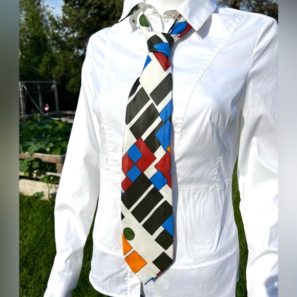 Vintage Continental Polyester Tie - Picture 6 of 6